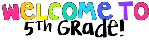 Welcome to 5th Grade! 
